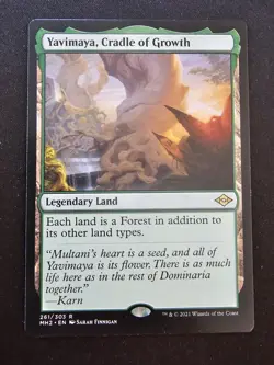 Yavimaya, Cradle of Growth Modern Horizons 2 Magic the Gathering MTG LP - Image 1
