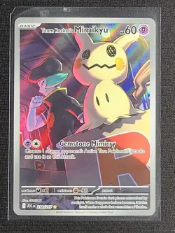 Team Rocket's Mimikyu 238/217 (Illustration Rare) Ascended Heroes NM Pokemon TCG - Image 1