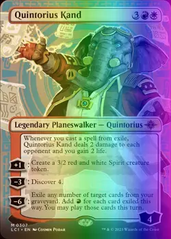 MTG Quintorius Kand (307/491) The Lost Caverns of Ixalan NM FOIL - Image 1