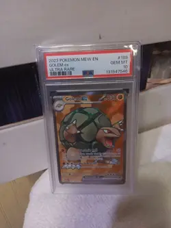 GOLEM ex 2023 POKEMON MEW EN #189 ULTRA RARE PSA 10 - Image 1