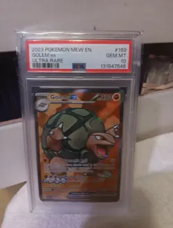 GOLEM ex 2023 POKEMON MEW EN #189 ULTRA RARE PSA 10 - Image 2