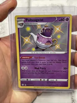Shiny Polteageist SV053/SV122 Ultra Rare Shining Fates Pokemon TCG NM/MT Pokemon - Image 1