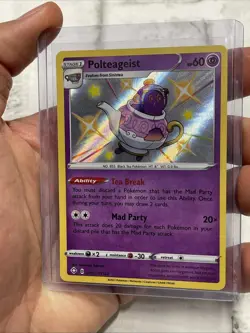 Shiny Polteageist SV053/SV122 Ultra Rare Shining Fates Pokemon TCG NM/MT Pokemon - Image 2