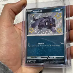 Maschiff - Black Star Promo SV071 Baby Shiny - Paldean Fates Pokemon TCG NM/MT - Image 2