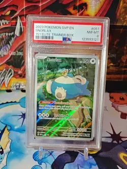 Pokemon TCG - SV Black Star Promo SVP EN Snorlax #051 Graded - PSA 8 - Image 2
