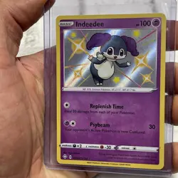 Pokemon - Indeedee - SV059/SV122 Shining Fates: Shiny Vault - Shiny Rare - NM/MT - Image 2