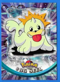2000 Topps Pokemon TV Animation Edition Seel #86 Blue Topps Logo - Image 1