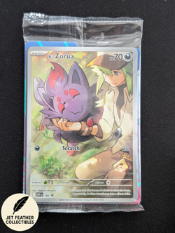 N's Zorua SVP 189 Sealed Promo Illustration Rare Journey Together Pokemon HOLO - Image 1