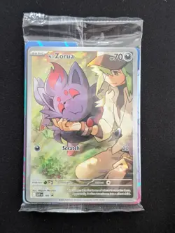 N's Zorua SVP 189 Sealed Promo Illustration Rare Journey Together Pokemon HOLO - Image 2