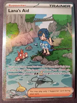 Lana’s Aid 219/167 SV06: Pokemon S&V: Twilight Masquerade - SIR - NM/M - Image 1