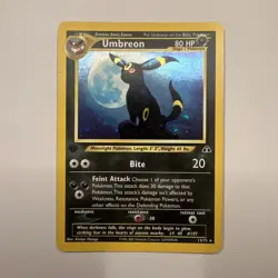 Umbreon Holo 1st Edition Neo Discovery #13/75 Pokemon - Image 2