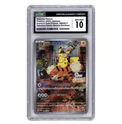 2023 POKEMON JPN S&V PROMOS #098/SV-P DETECTIVE PIKACHU CGC 10 GEM MINT - Image 1