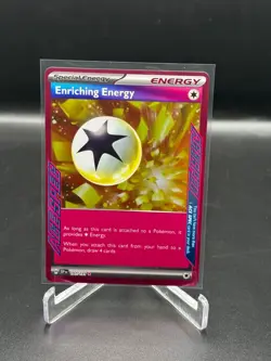 Pokemon TCG Enriching Energy 191/191SV08: Surging Sparks Ace Spec Rare Holo Card - Image 1