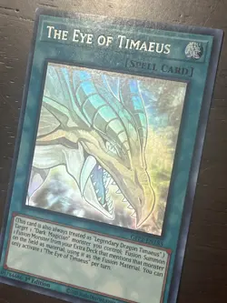 YuGiOh Ghost from The Past The Eye of Timaeus GHOST RARE GFP2-EN183 1ST EDITION - Image 5