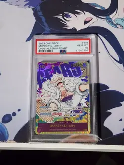 2023 One Piece Monkey.D.Luffy Alt Art OP05-119 Awakening of the New Era PSA 10 - Image 1
