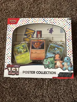 Pokemon TCG Scarlet Violet 151 Poster Collection Box New and Sealed - Image 1