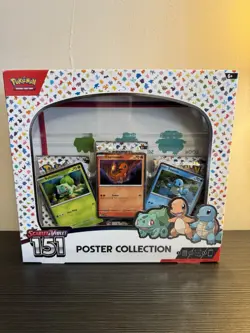 Pokemon TCG Scarlet & Violet 151 Poster Collection Box - New Sealed - Image 1