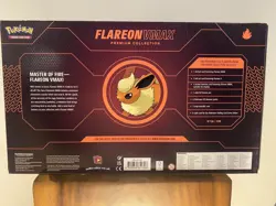 Pokemon TCG: Flareon VMAX Premium Collection Box New Factory Sealed Box - Image 2