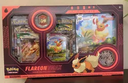 POKEMON TCG FLAREON VMAX PREMIUM COLLECTION EEVEELUTION SEALED NEW IN BOX - Image 1