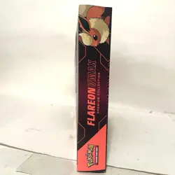 Pokemon TCG: Flareon VMAX Premium Collection Box New Factory Sealed Box - Image 2