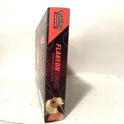Pokemon TCG: Flareon VMAX Premium Collection Box New Factory Sealed Box - Image 4
