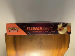 Pokemon TCG: Flareon VMAX Premium Collection Box New Sealed Box - Image 5