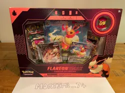 Pokemon TCG Flareon VMAX Premium Collection Box New Sealed - Image 1