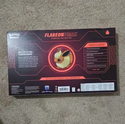 Pokemon TCG: Flareon VMAX Premium Collection Box New Sealed Box - Image 2