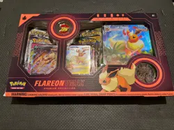Pokemon TCG: Flareon VMAX Premium Collection Box New Sealed Box - Image 1