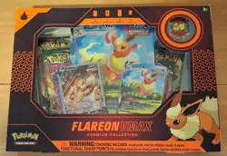 Pokemon TCG Flareon VMAX Premium Collection Box New Sealed - Image 1