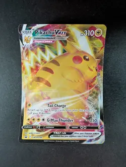 2023 Pokemon PIKACHU VMAX #SWSH286 Black Star Promos Jumbo Card Holo English (B) - Image 1
