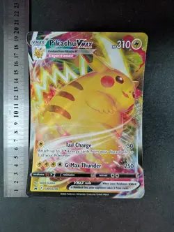 2023 Pokemon PIKACHU VMAX #SWSH286 Black Star Promos Jumbo Card Holo English (A) - Image 3