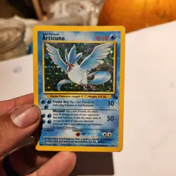 Articuno 2/62 Fossil Holo LP Vintage Pokemon Card WOTC 1999 Rare - Image 1