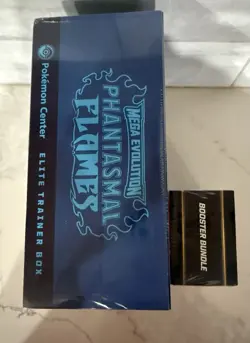 Pokemon TCG Phantasmal Flames Pokemon Center ETB + Booster Bundle Factory Sealed - Image 5
