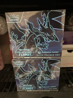 Pokemon TCG: Phantasmal Flames Pokemon Center Exclusive ETB (NEW FACTORY SEALED) - Image 1