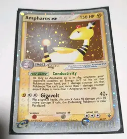 Ampharos ex 89/97 EX Dragon Holo Ultra Rare Pokemon Card - MP - Image 2