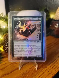 Spider-Man, Miles Morales P0008 Magic The Gathering MTG Promo Card PACK FRESH NM - Image 1