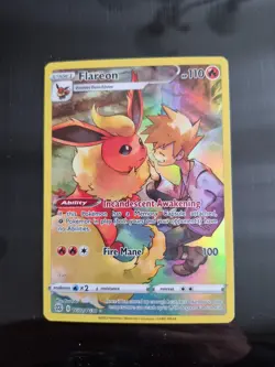 Pokemon TCG Flareon TG01/TG30 Trainer Gallery Card Brilliant Stars NRMT-MT - Image 1