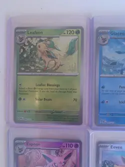 Pokemon Eeveelution Complete Pokeball 8 Card Lot Prismatic Evolutions. - Image 2