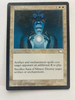 Aura of Silence Weatherlight Regular Magic the Gathering MTG Card - Image 1