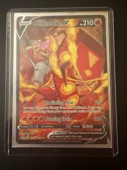 Pokemon TCG Centiskorch v Trainer Gallery Card TG14/TG30 Lost Origin - Image 1
