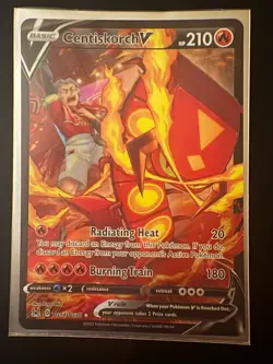 Pokemon TCG Centiskorch v Trainer Gallery Card TG14/TG30 Lost Origin - Image 2