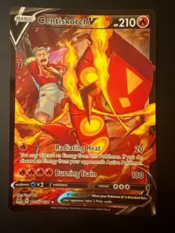 Pokemon TCG Centiskorch v Trainer Gallery Card TG14/TG30 Lost Origin - Image 3