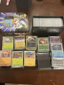 Bulk Lot Of Over 2000 Pokemon Cards To Include Holos, Reverse Holos, and a Tin - Image 1