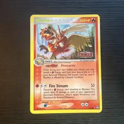 2006 Pokemon BLAZIKEN Ex Power Keepers REVERSE HOLO NM STAMPED Card 5/108 - Image 1