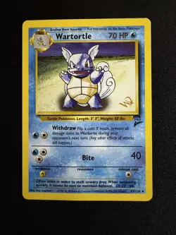 Wartortle [W Stamped] 063/130 WoTC Promo Pokemon Card TCG - LP - Image 1