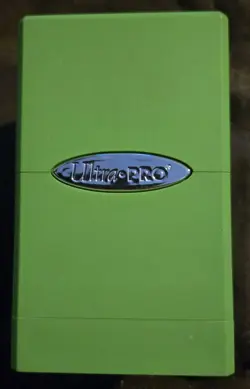 Ultra Pro Satin Tower Deck Box Green Gaming Card Dice Storage MTG/CCG Gaming Box - Image 1