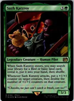 Magic | FIN | Sazh Katzroy | 199 | Foil | NM - Image 1