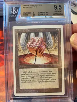 MTG Revised Mana Vault BGS 9.5B+ - Image 1