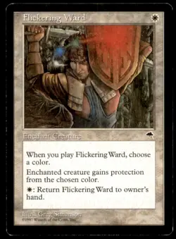 Flickering Ward LP Light Play Tempest MTG [6924] - Image 1